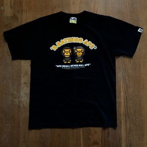 bape ape shall never kill ape tee